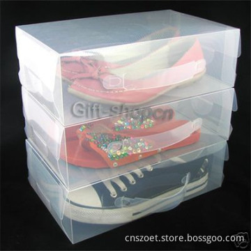Clear Shoe Box with Handle